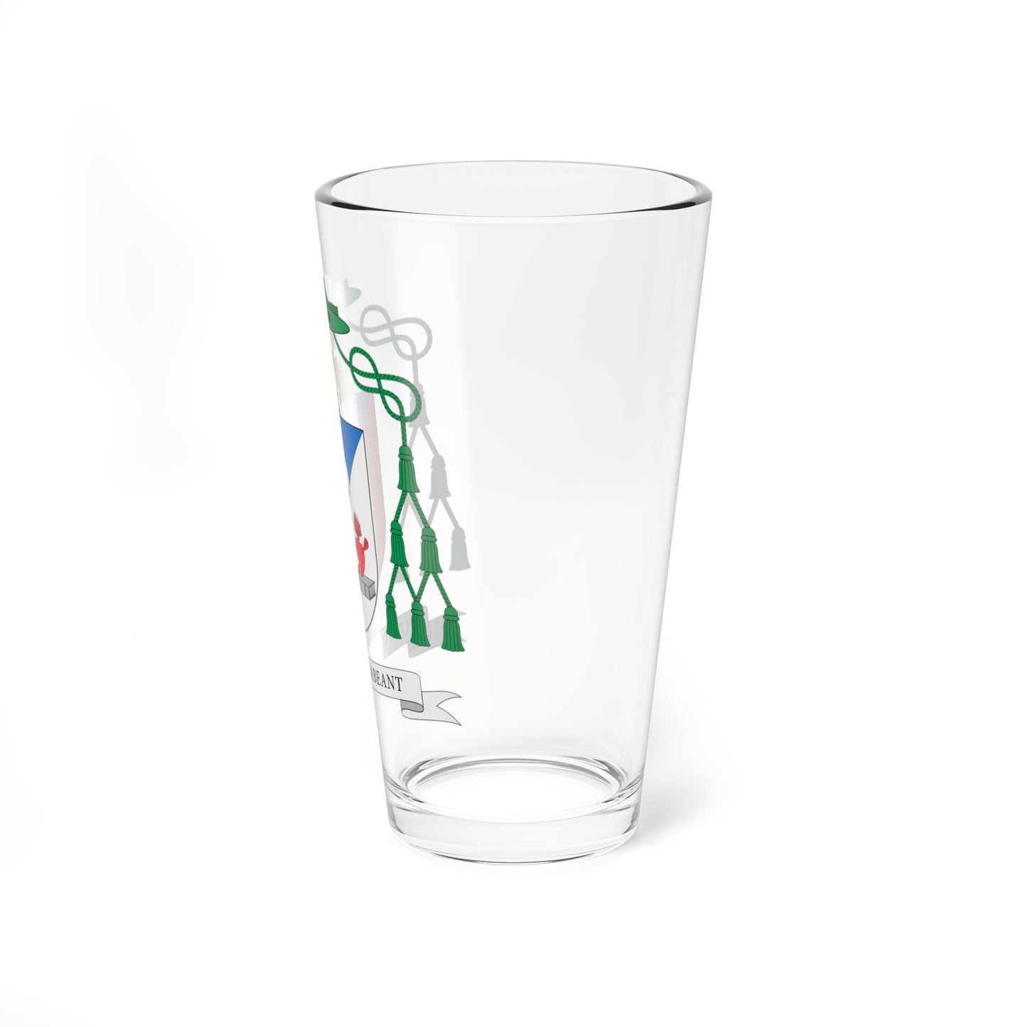 Escudo de Emiliano Antonio Cisneros Martínez (Spain) (Coat of Arms) Pint Glass 16oz