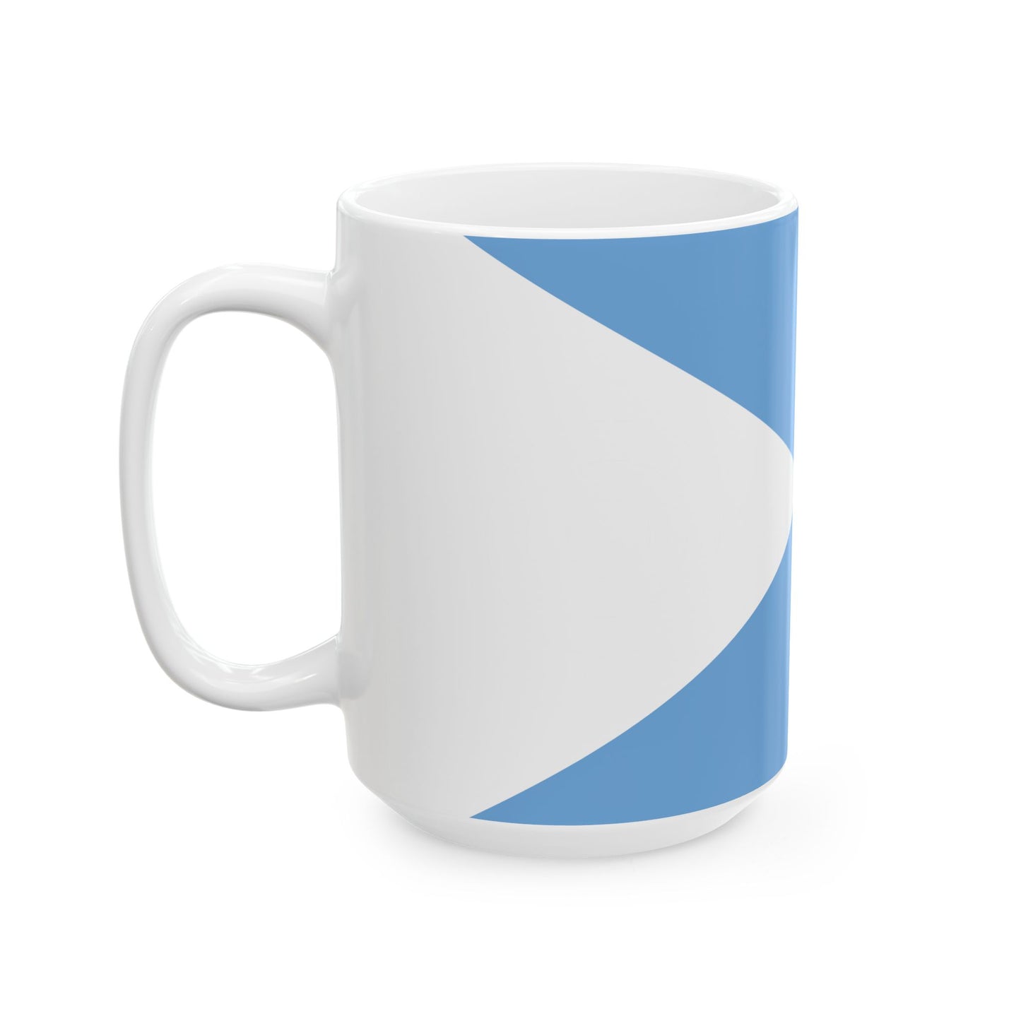 Oficial al mando de un ala FAA bandera (Argentina) White Coffee Mug