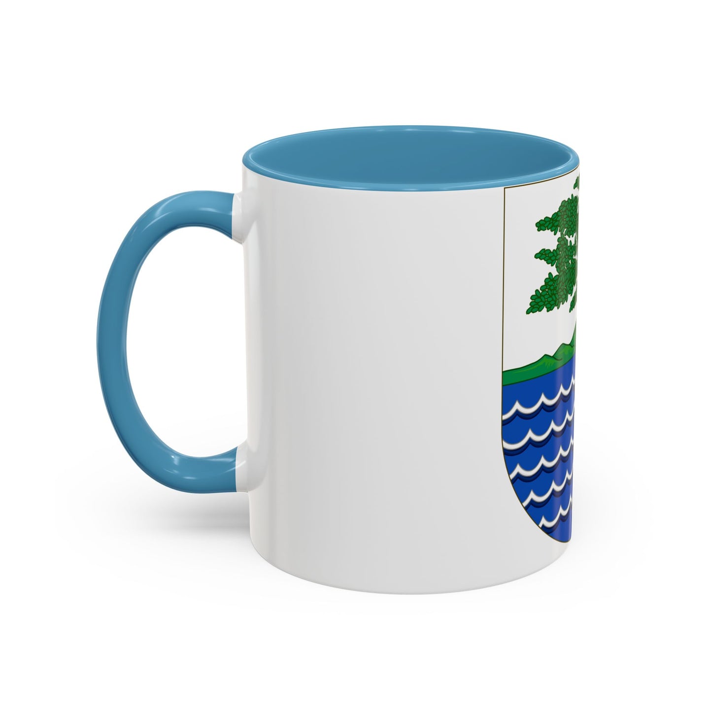 Coat of Arms of the Portuguese and Spanish Guinea - Accent Coffee Mug