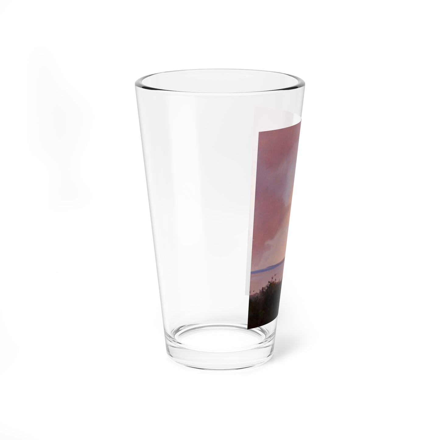 Tell Me No Lies, Silhouette Cover Background, 1984 - Pint Glass 16oz