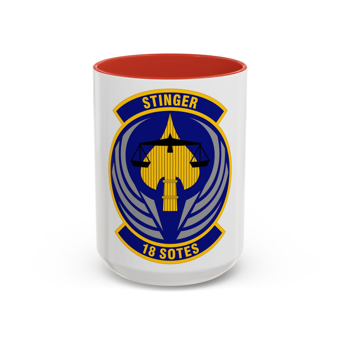 18 Special Operations Test and Evaluation Squadron AFSOC (U.S. Air Force) Accent Coffee Mug