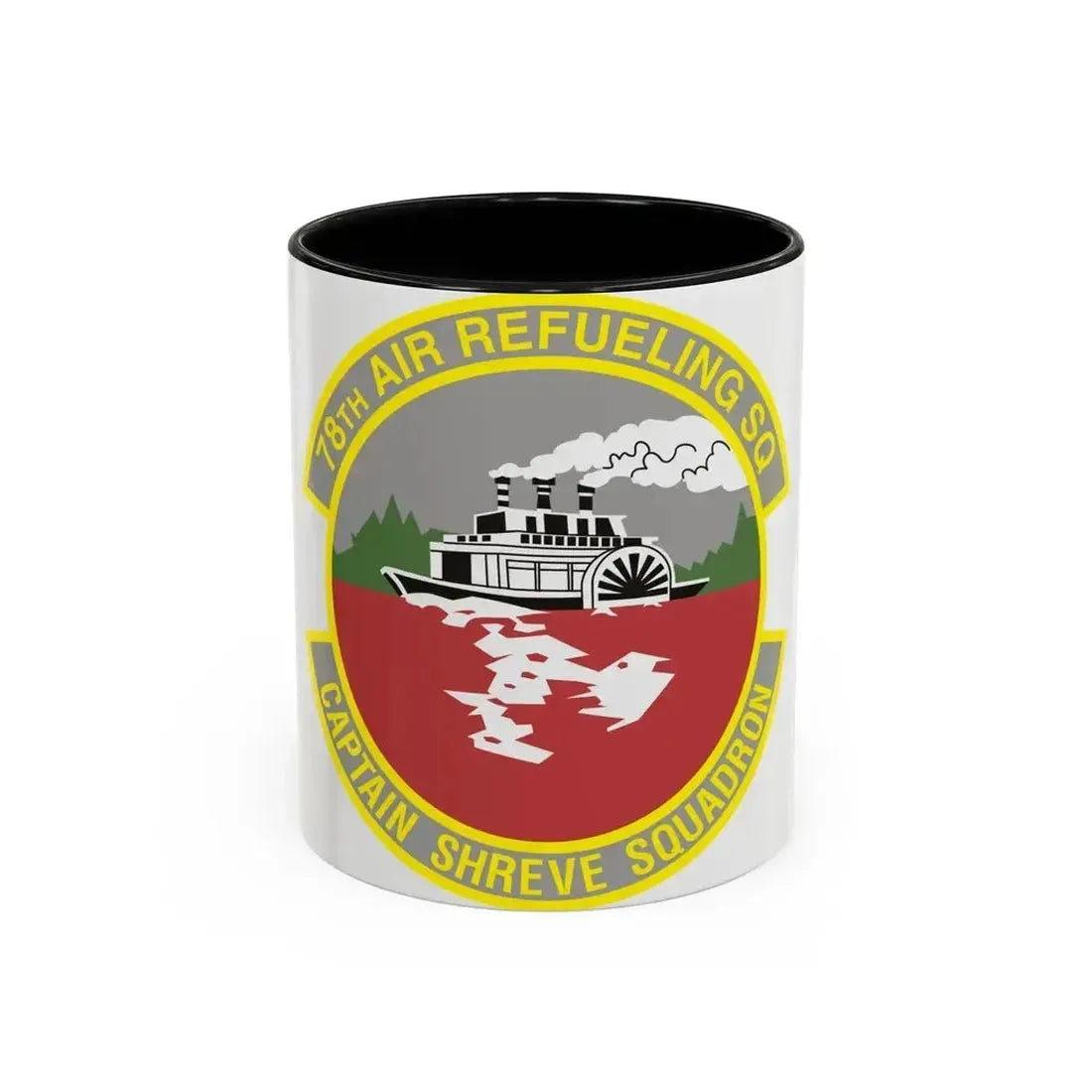 78th Air Refueling Squadron (U.S. Air Force) Accent Coffee Mug 11oz Black - Go Mug Yourself