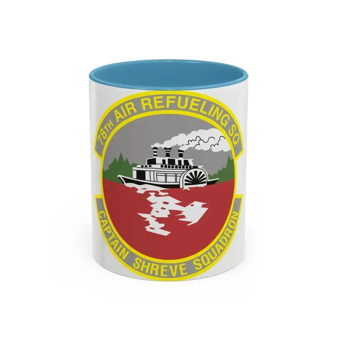 78th Air Refueling Squadron (U.S. Air Force) Accent Coffee Mug 11oz Light Blue - Go Mug Yourself