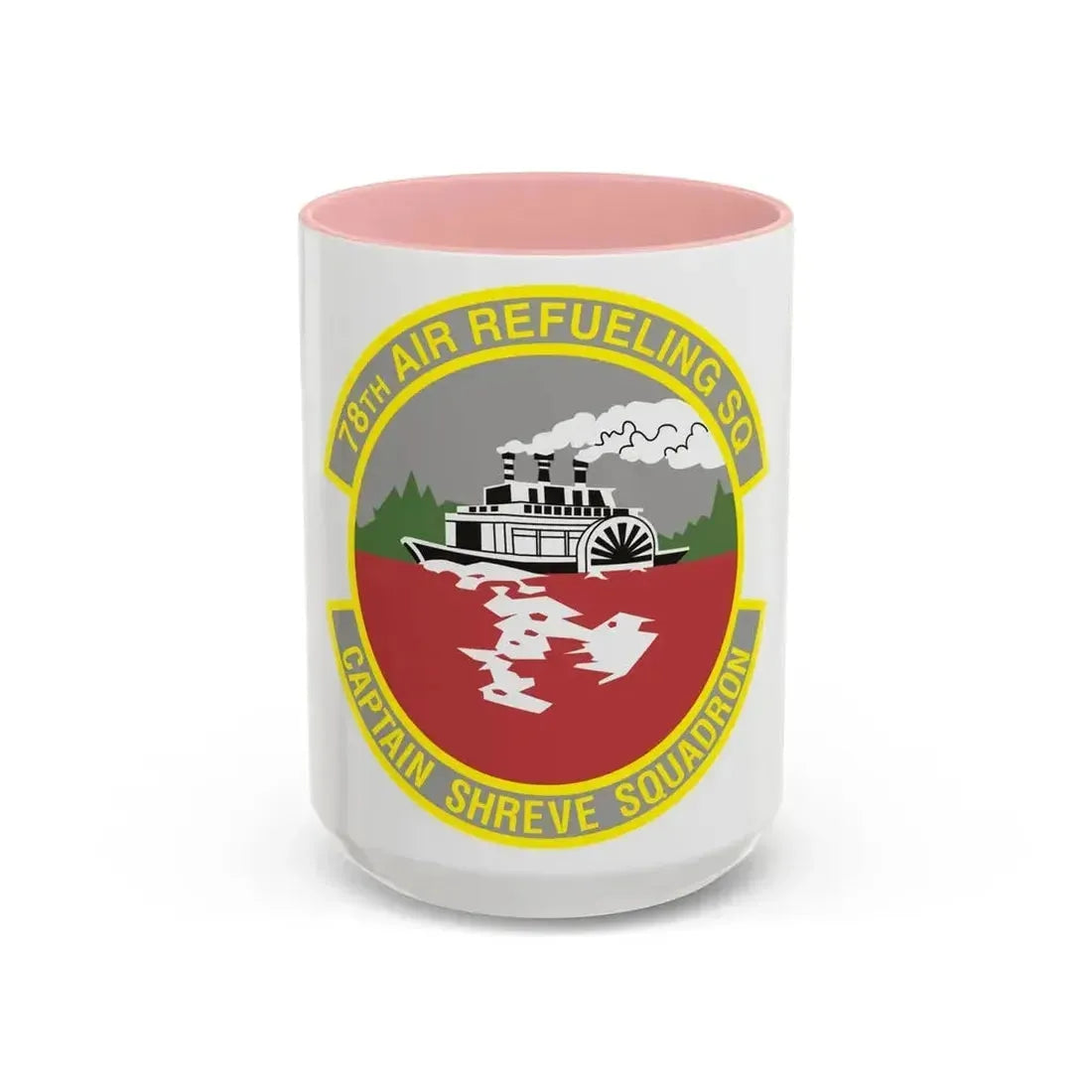 78th Air Refueling Squadron (U.S. Air Force) Accent Coffee Mug 15oz Pink - Go Mug Yourself