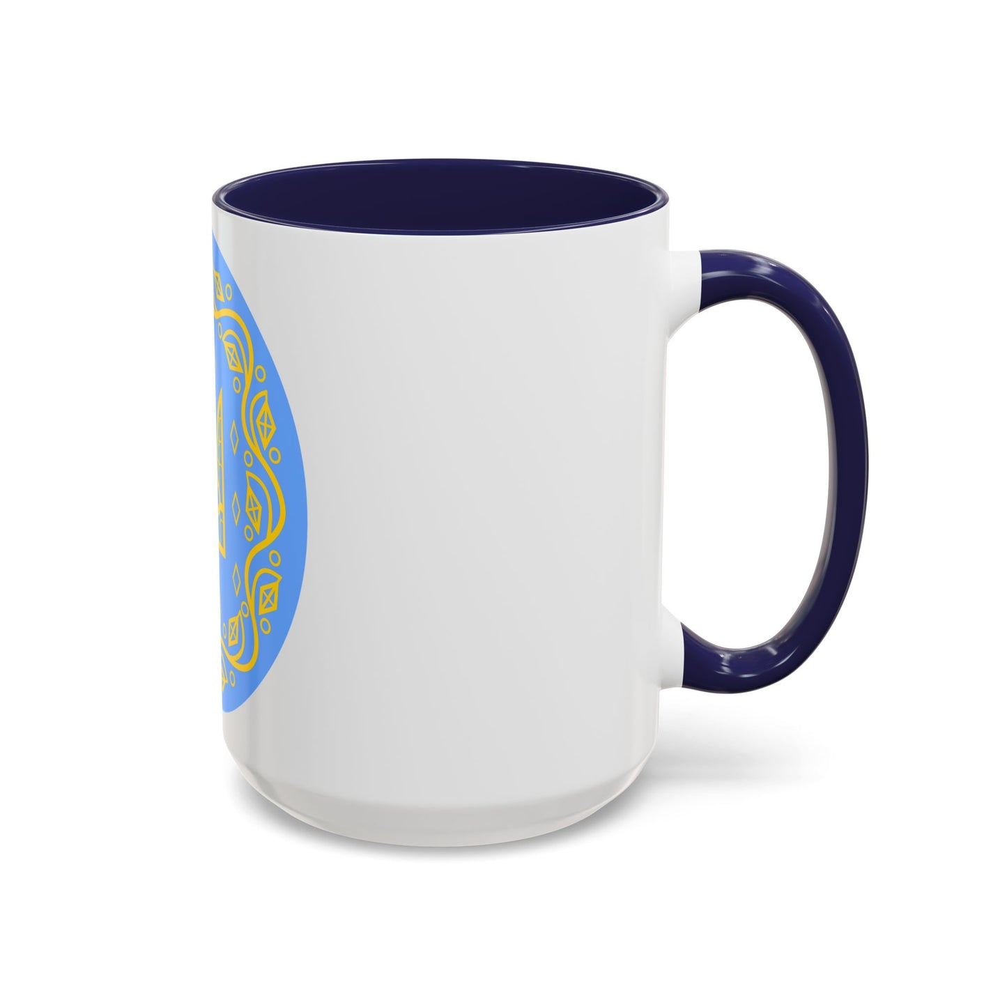 Coat of arms of Ukrainian People's Republic 2 - Accent Coffee Mug
