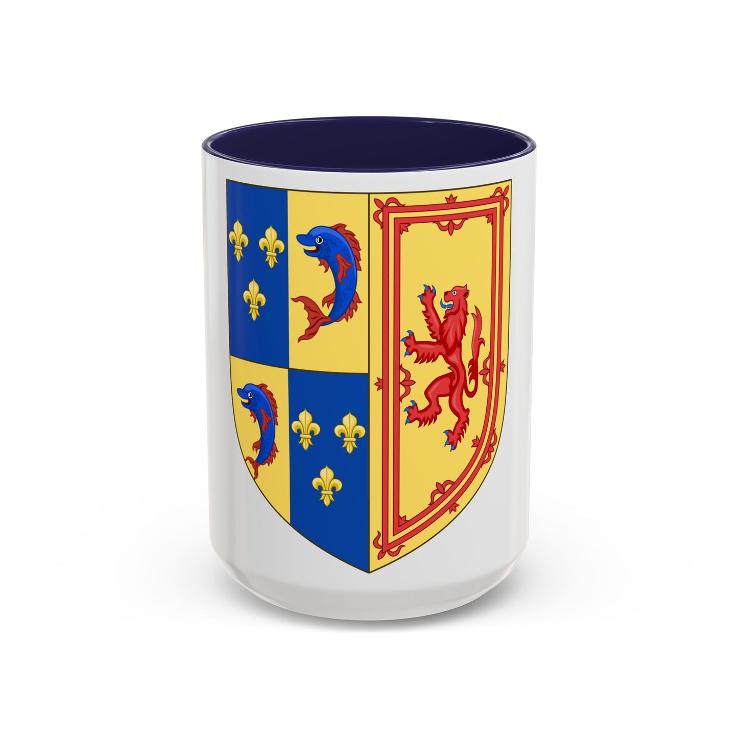 Royal Arms of the Kingdom of Scotland (1558) - Accent Coffee Mug