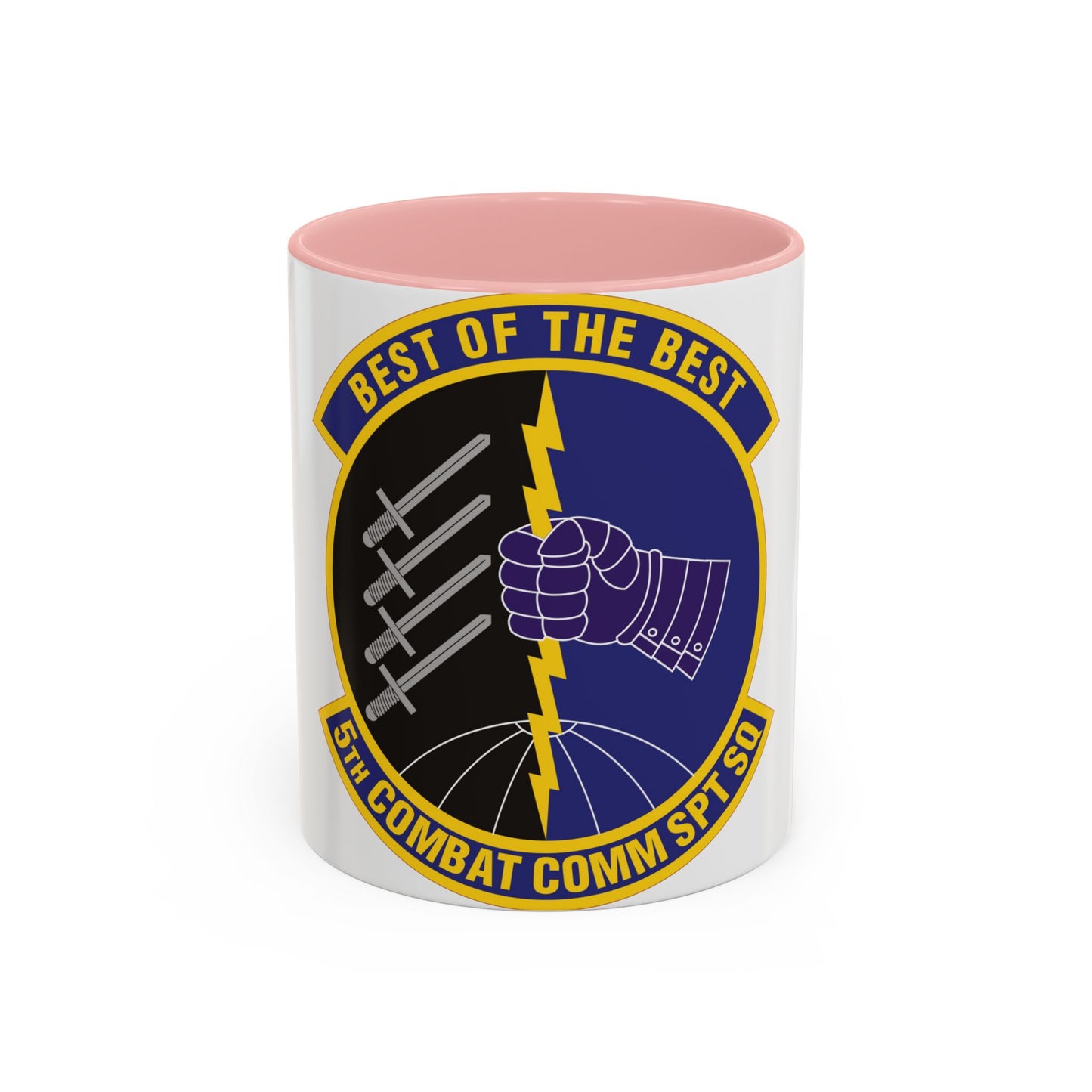5 Combat Communications Support Squadron ACC (U.S. Air Force) Accent Coffee Mug