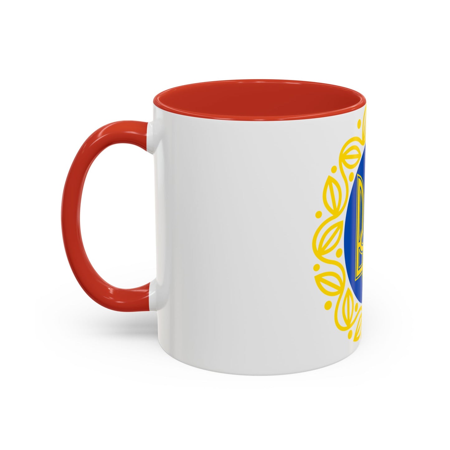Coat of arms of Ukrainian People's Republic - Accent Coffee Mug