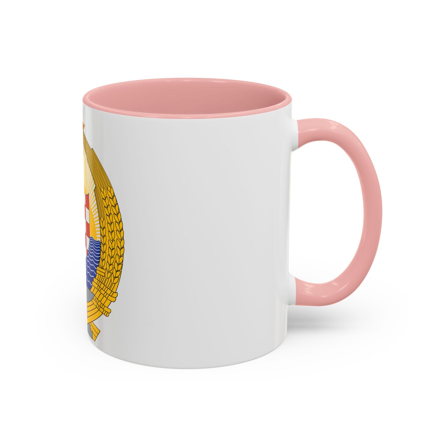 Coat of Arms of the Socialist Republic of Croatia - Accent Coffee Mug