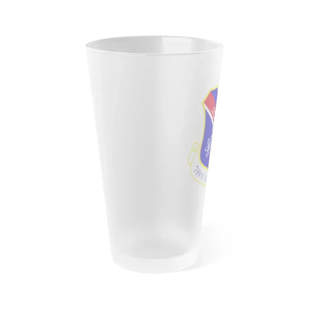 799th Air Base Group (U.S. Air Force) Frosted Pint Glass 16oz - Go Mug Yourself