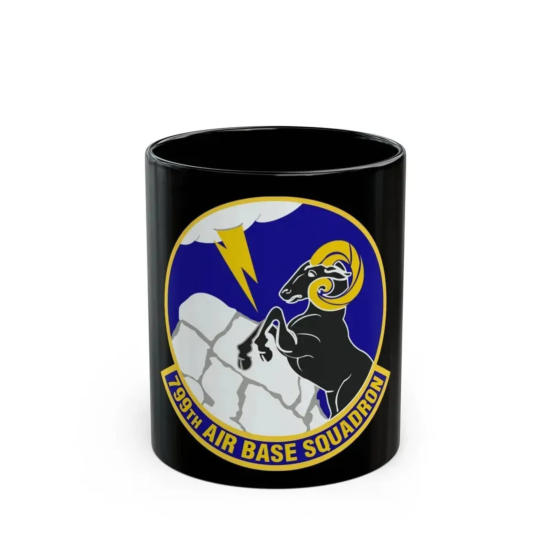 799th Air Base Squadron (U.S. Air Force) Black Coffee Mug - Go Mug Yourself