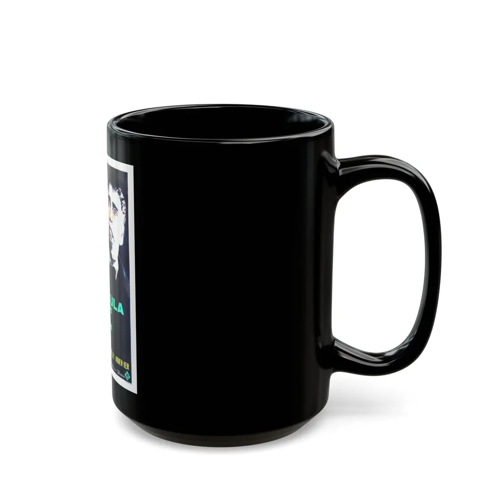 DRACULA PRINCE OF DARKNESS (ITALIAN) 1966 Movie Poster - Black Coffee Mug-Go Mug Yourself