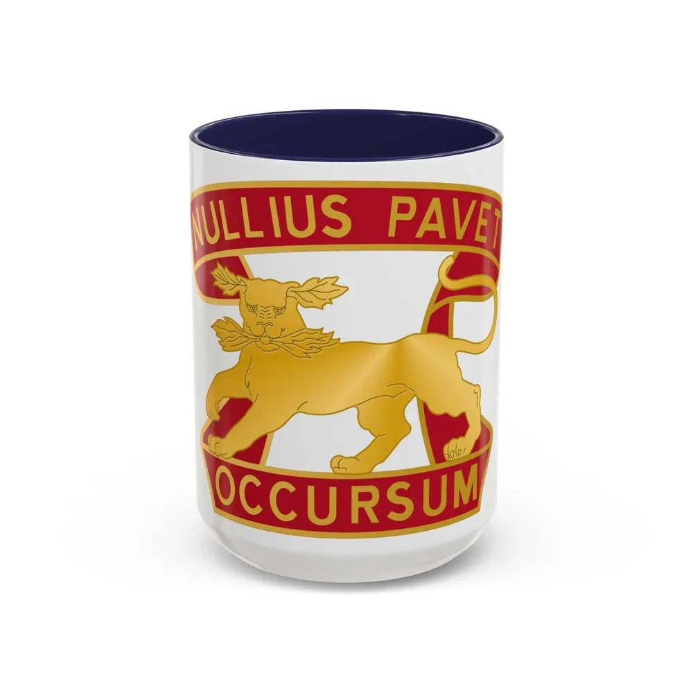 7th Air Defense Artillery Regiment (U.S. Army) Accent Coffee Mug 15oz Navy - Go Mug Yourself