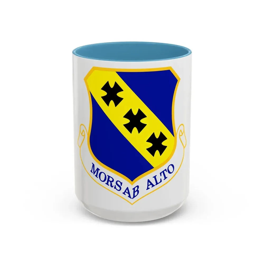 7th Bomb Wing (U.S. Air Force) Accent Coffee Mug 15oz Light Blue - Go Mug Yourself