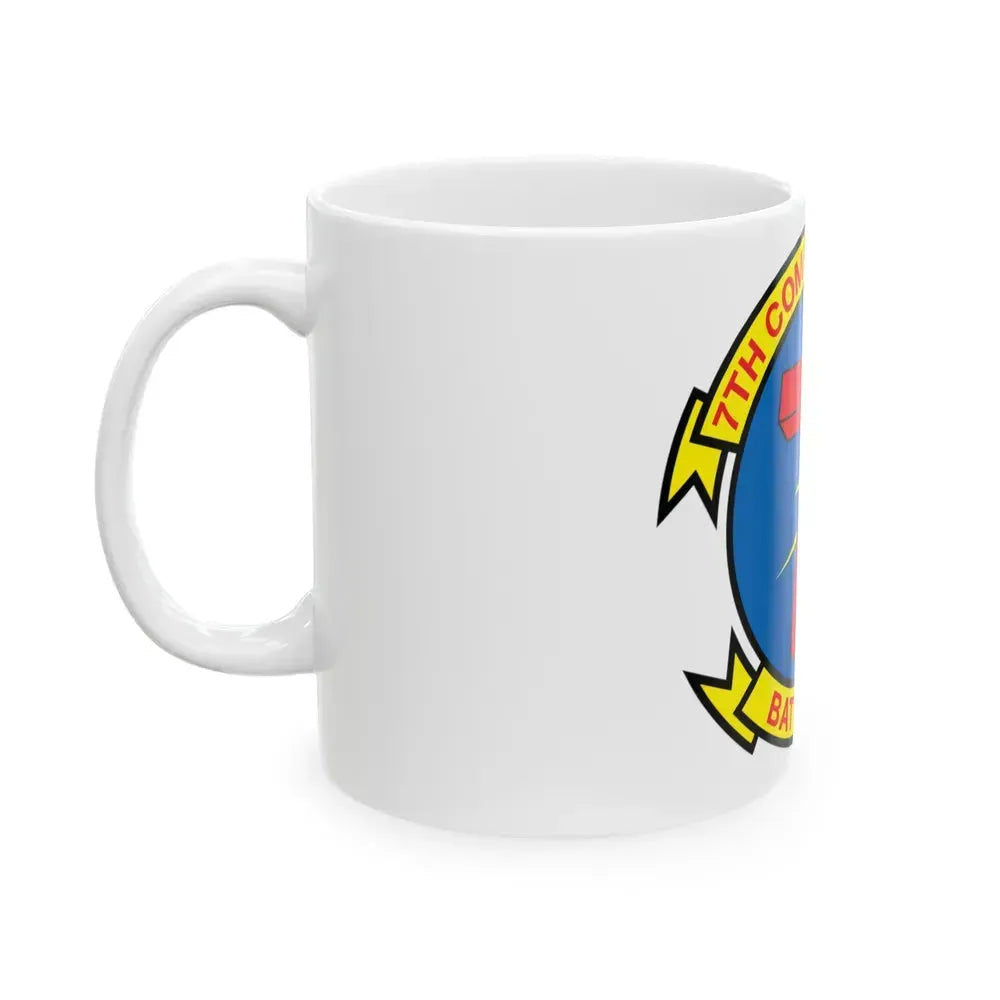 7th Communication Battalion (USMC) White Coffee Mug - Go Mug Yourself