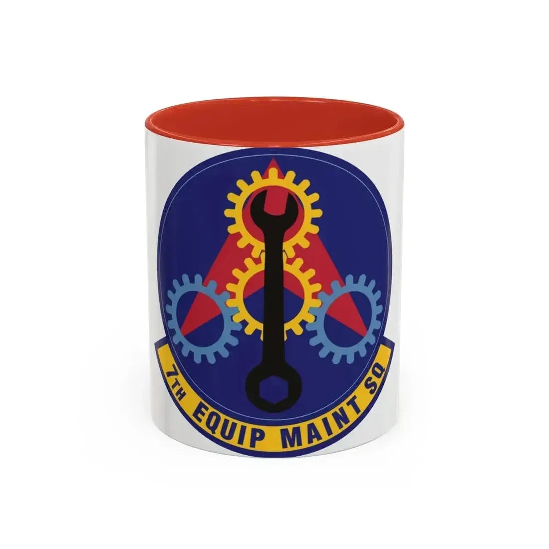 7th Equipment Maintenance Squadron (U.S. Air Force) Accent Coffee Mug 11oz Red - Go Mug Yourself