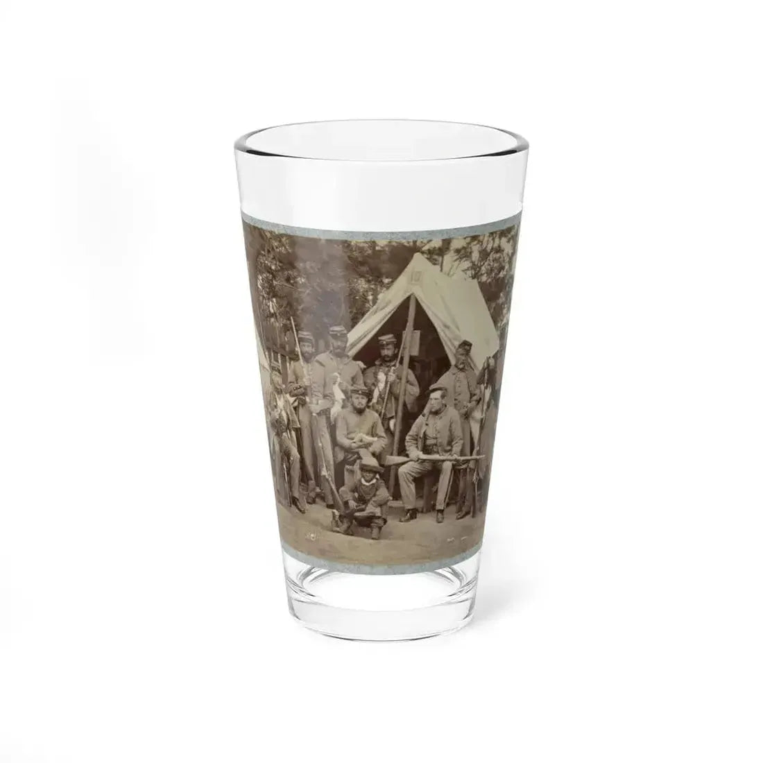 7th New York State Militia, Camp Cameron, D.C., 1861 001(2) (U.S. Civil War) Pint Glass 16oz 16oz - Go Mug Yourself