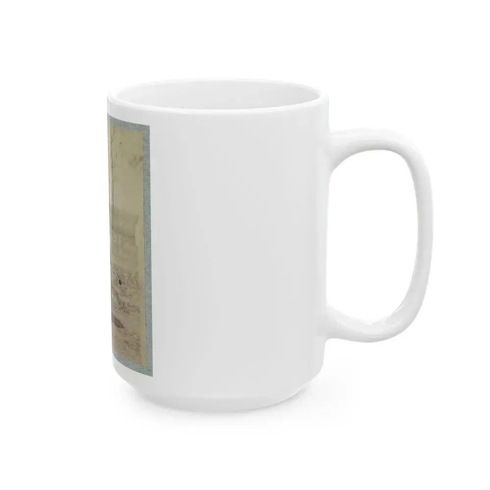 7th New York State Militia, Camp Cameron, D.C., 1861 001 (U.S. Civil War) White Coffee Mug - Go Mug Yourself