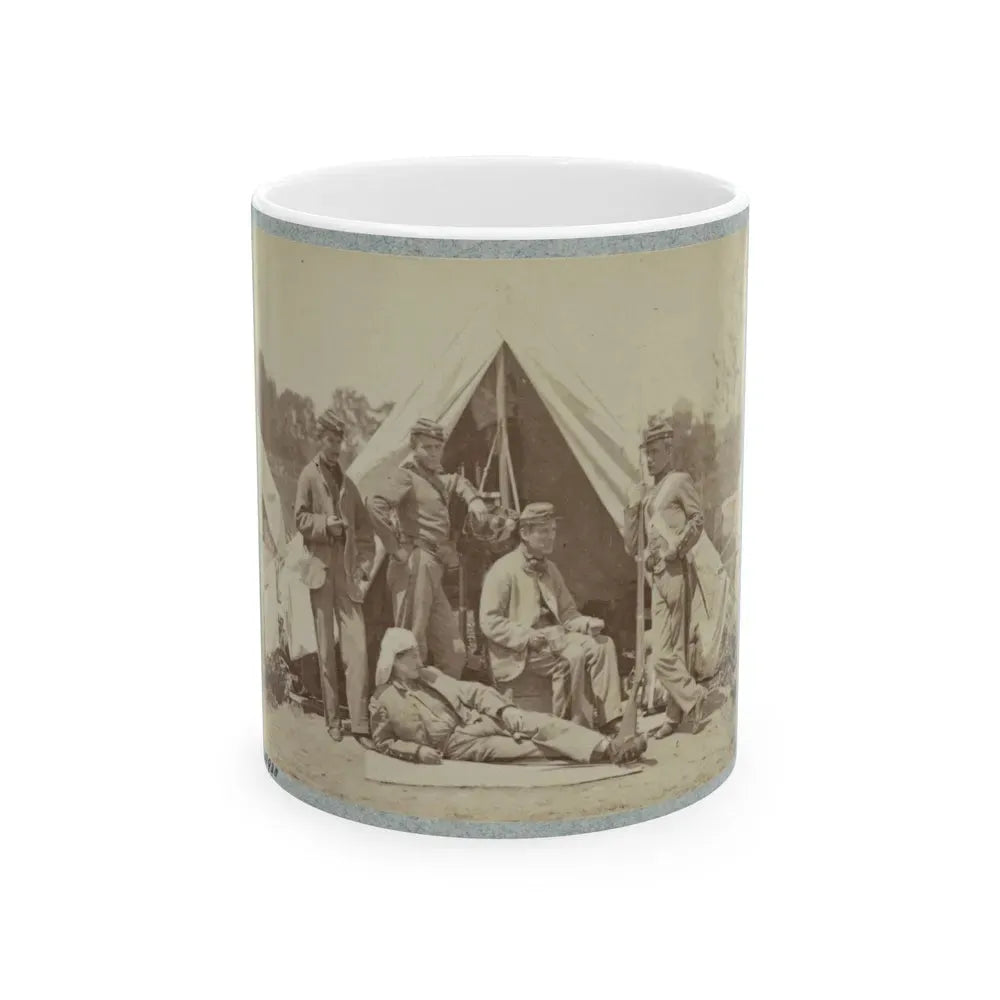 7th New York State Militia, Camp Cameron, D.C., 1861 002(2) (U.S. Civil War) White Coffee Mug 11oz - Go Mug Yourself