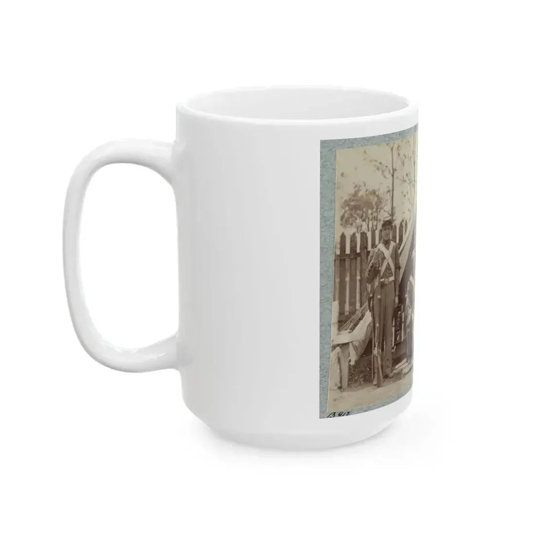 7th New York State Militia, Camp Cameron, D.C., 1861 010 (U.S. Civil War) White Coffee Mug - Go Mug Yourself