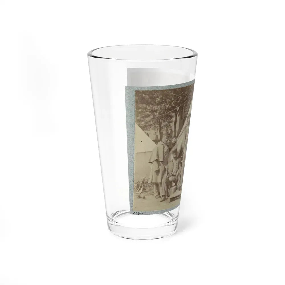 7th New York State Militia, Camp Cameron, D.C., 1861 011 (U.S. Civil War) Pint Glass 16oz - Go Mug Yourself