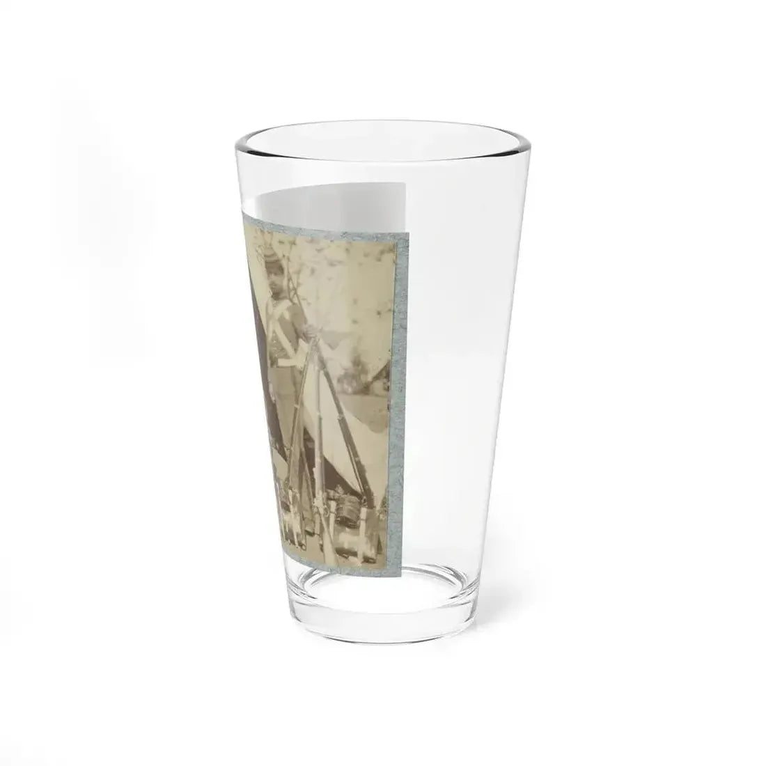 7th New York State Militia, Camp Cameron, D.C., 1861 013 (U.S. Civil War) Pint Glass 16oz - Go Mug Yourself