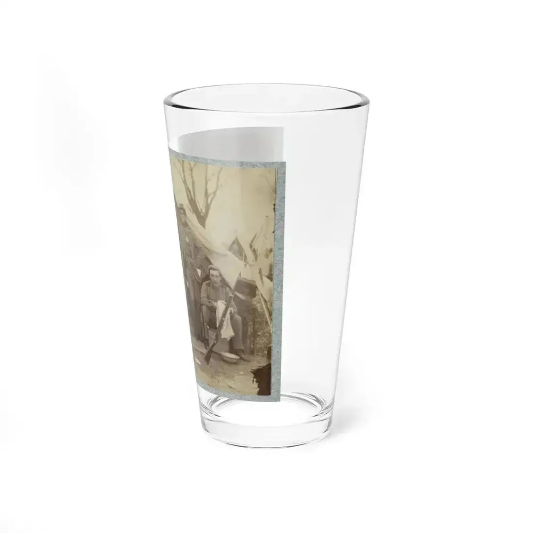 7th New York State Militia, Camp Cameron, D.C., 1861 014 (U.S. Civil War) Pint Glass 16oz - Go Mug Yourself