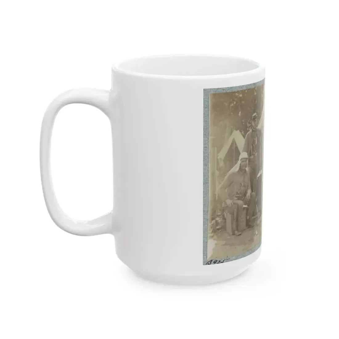 7th New York State Militia, Camp Cameron, D.C., 1861 014 (U.S. Civil War) White Coffee Mug - Go Mug Yourself