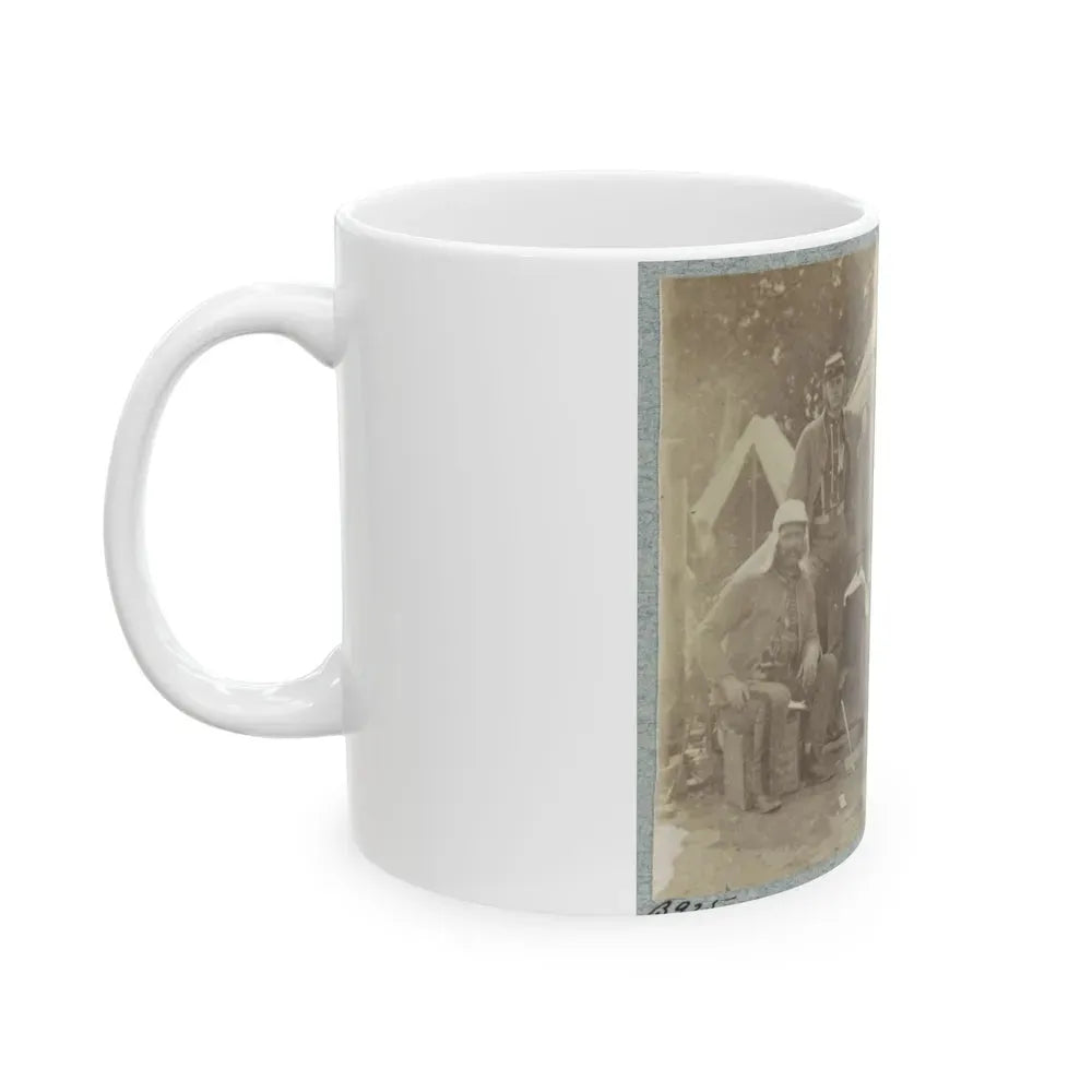 7th New York State Militia, Camp Cameron, D.C., 1861 014 (U.S. Civil War) White Coffee Mug - Go Mug Yourself