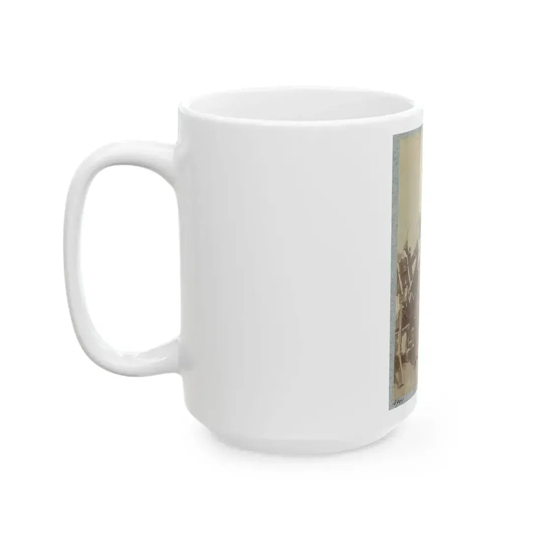 7th New York State Militia, Camp Cameron, D.C., 1861 015 (U.S. Civil War) White Coffee Mug - Go Mug Yourself