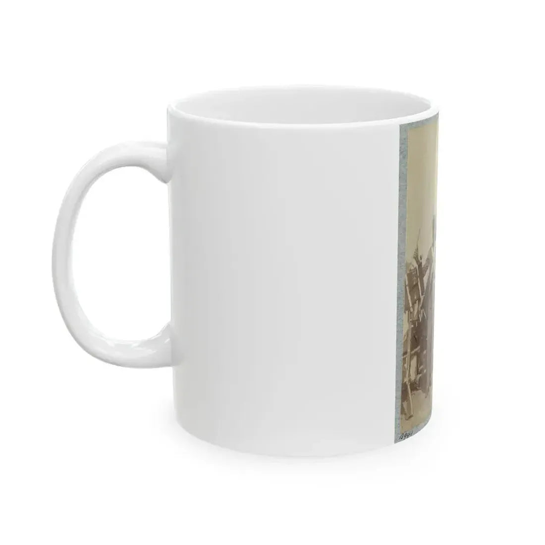7th New York State Militia, Camp Cameron, D.C., 1861 015 (U.S. Civil War) White Coffee Mug - Go Mug Yourself