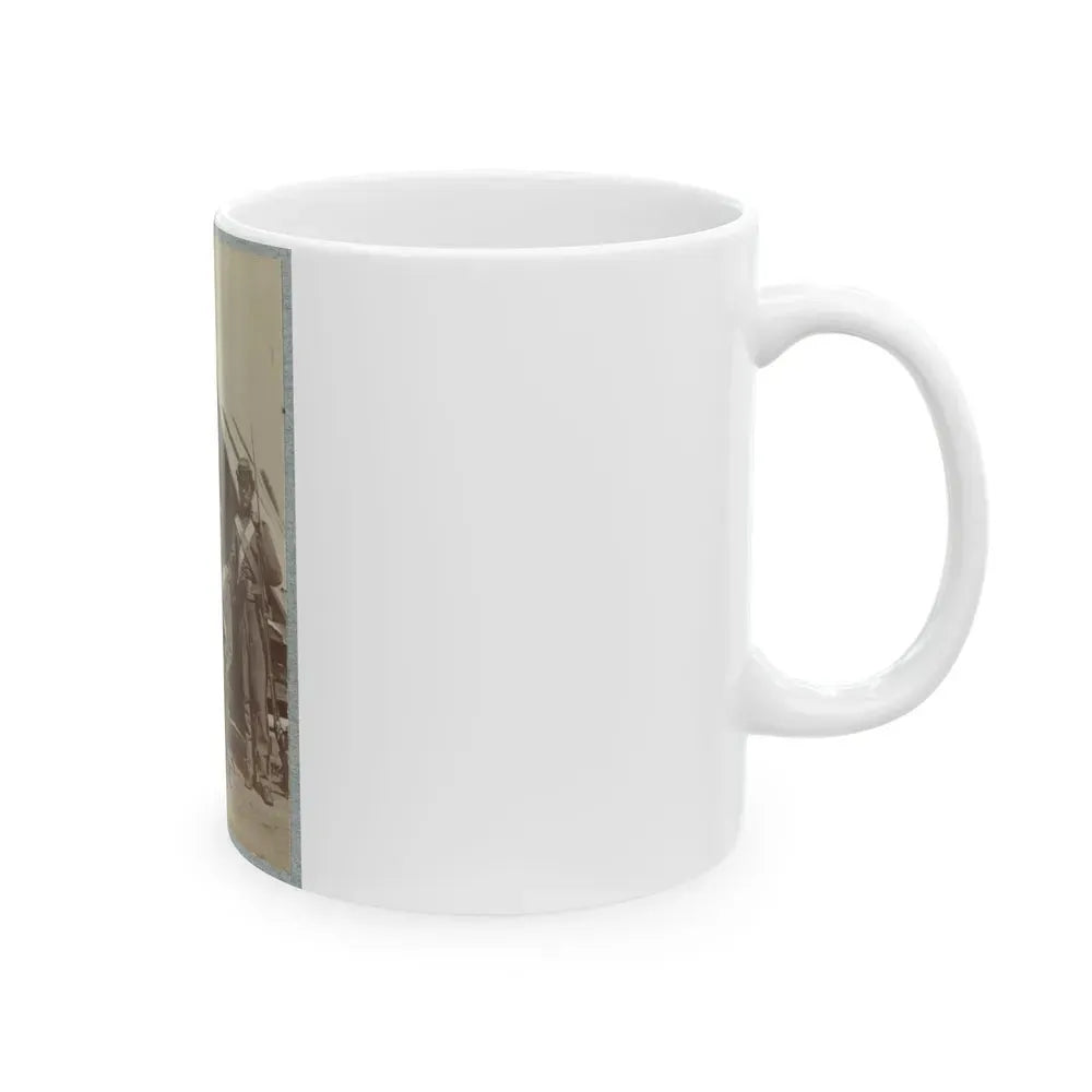 7th New York State Militia, Camp Cameron, D.C., 1861 015 (U.S. Civil War) White Coffee Mug - Go Mug Yourself