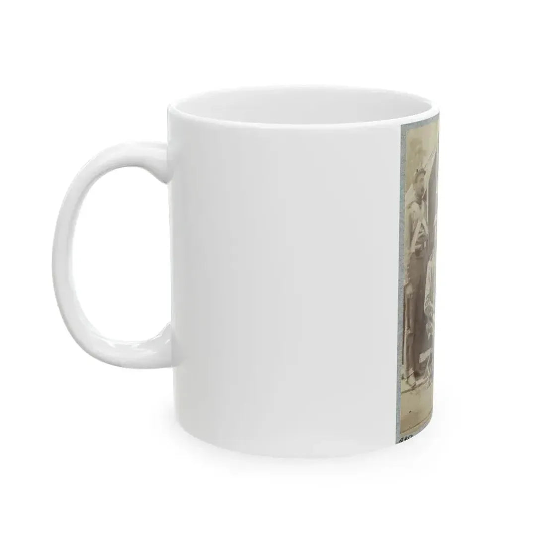 7th New York State Militia, Camp Cameron, D.C., 1861 016 (U.S. Civil War) White Coffee Mug - Go Mug Yourself