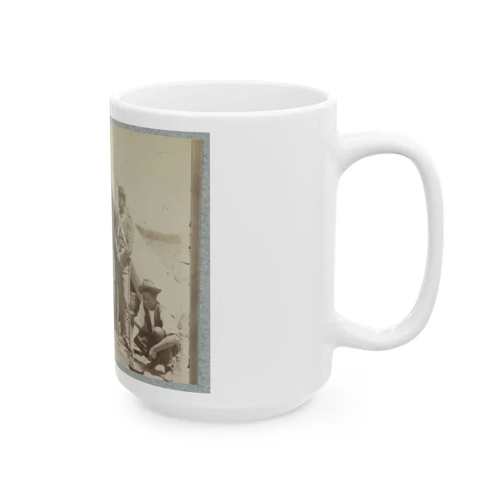 7th New York State Militia, Camp Cameron, D.C., 1861 018 (U.S. Civil War) White Coffee Mug - Go Mug Yourself