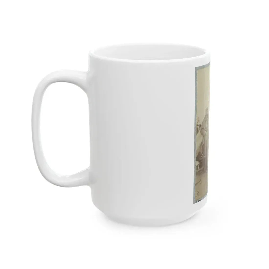 7th New York State Militia, Camp Cameron, D.C., 1861 021 (U.S. Civil War) White Coffee Mug - Go Mug Yourself