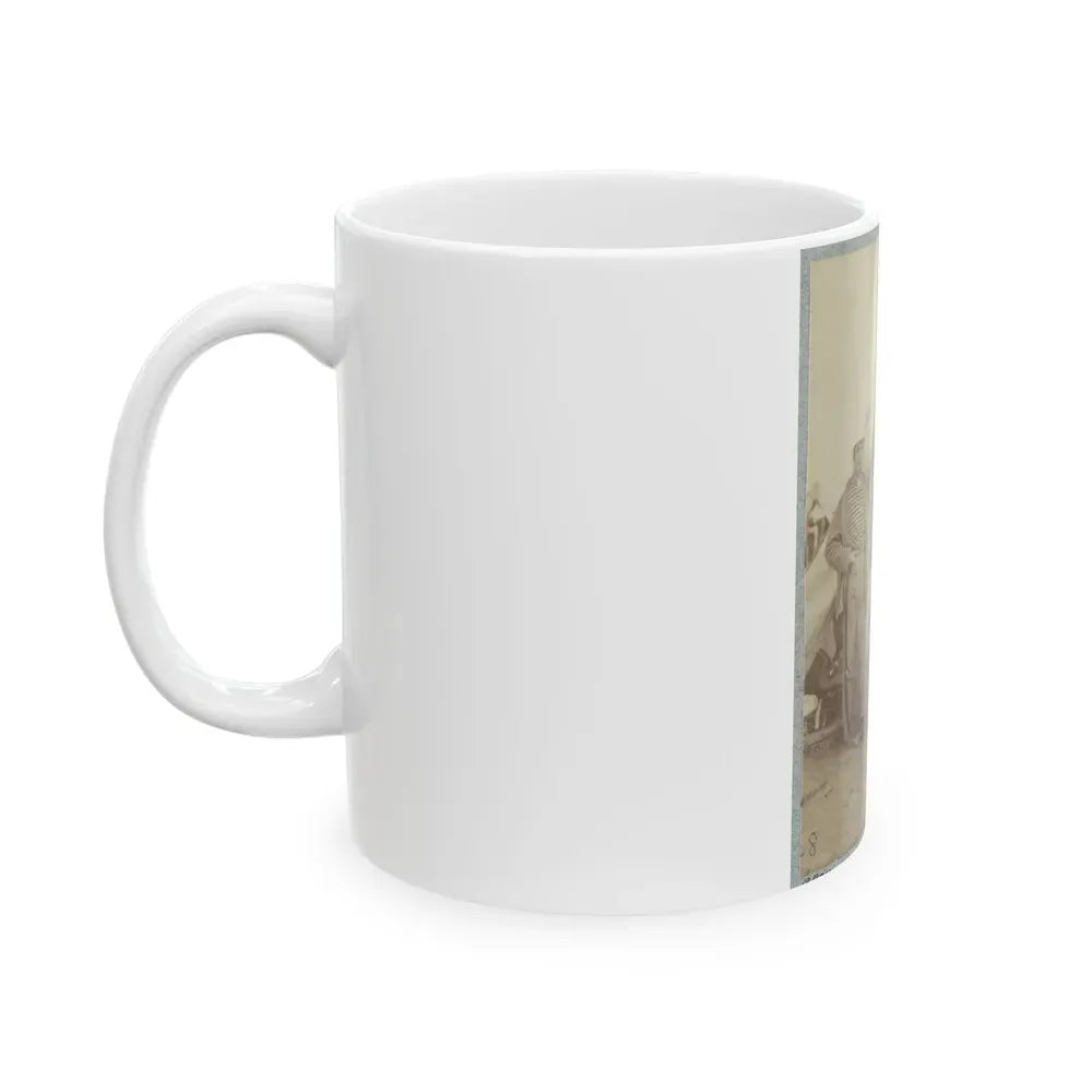 7th New York State Militia, Camp Cameron, D.C., 1861 021 (U.S. Civil War) White Coffee Mug - Go Mug Yourself