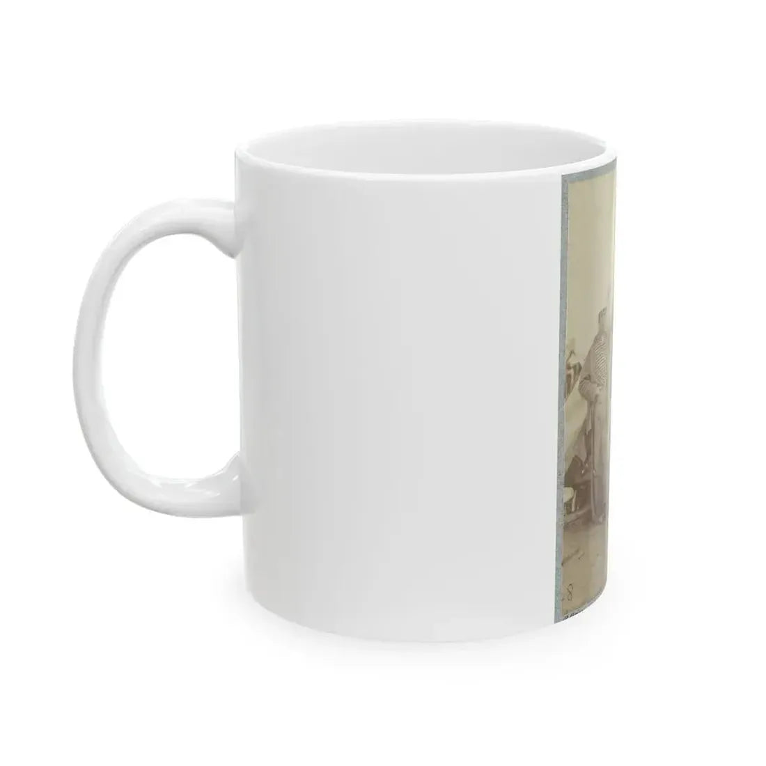 7th New York State Militia, Camp Cameron, D.C., 1861 021 (U.S. Civil War) White Coffee Mug - Go Mug Yourself