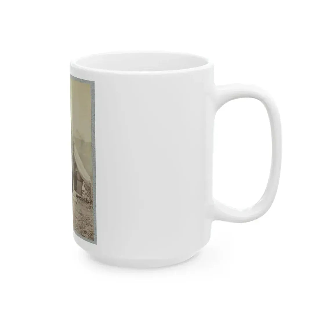 7th New York State Militia, Camp Cameron, D.C., 1861 024 (U.S. Civil War) White Coffee Mug - Go Mug Yourself