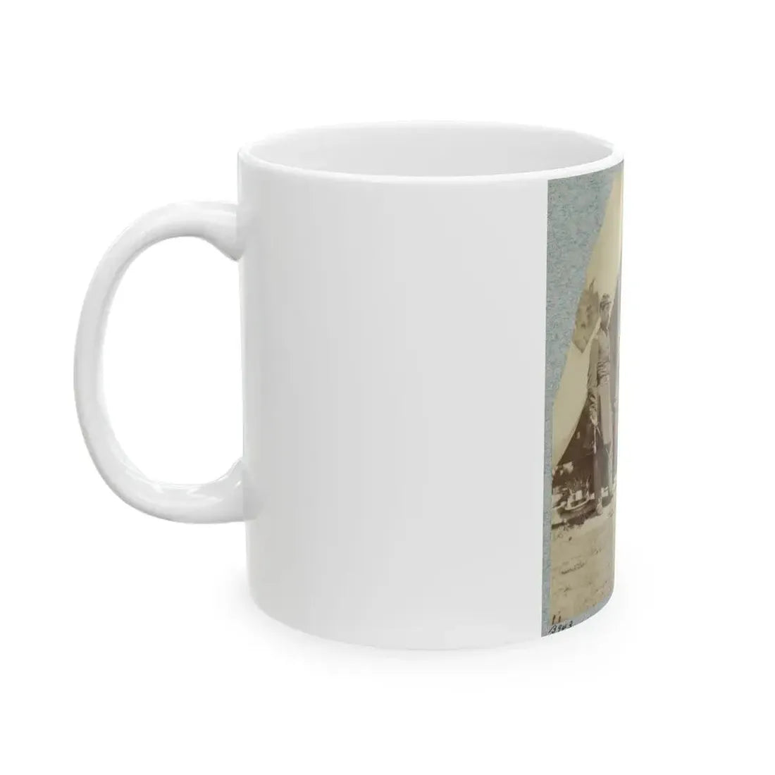 7th New York State Militia, Camp Cameron, D.C., 1861 024 (U.S. Civil War) White Coffee Mug - Go Mug Yourself