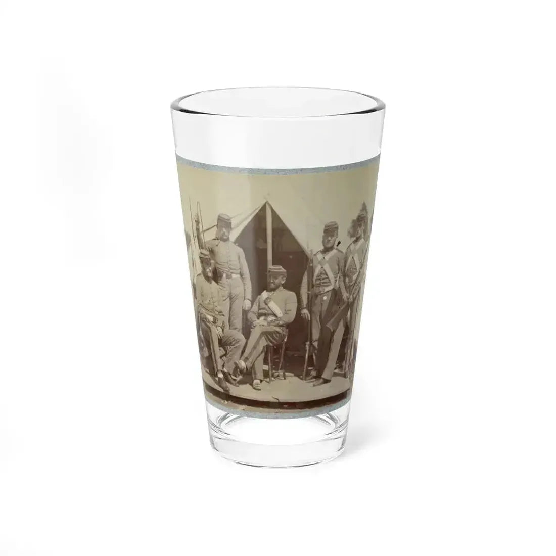 7th New York State Militia, Camp Cameron, D.C., 1861 029 (U.S. Civil War) Pint Glass 16oz 16oz - Go Mug Yourself