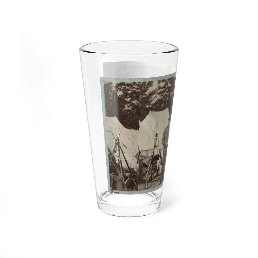 7th New York State Militia, Camp Cameron, D.C., 1861 033 (U.S. Civil War) Pint Glass 16oz - Go Mug Yourself