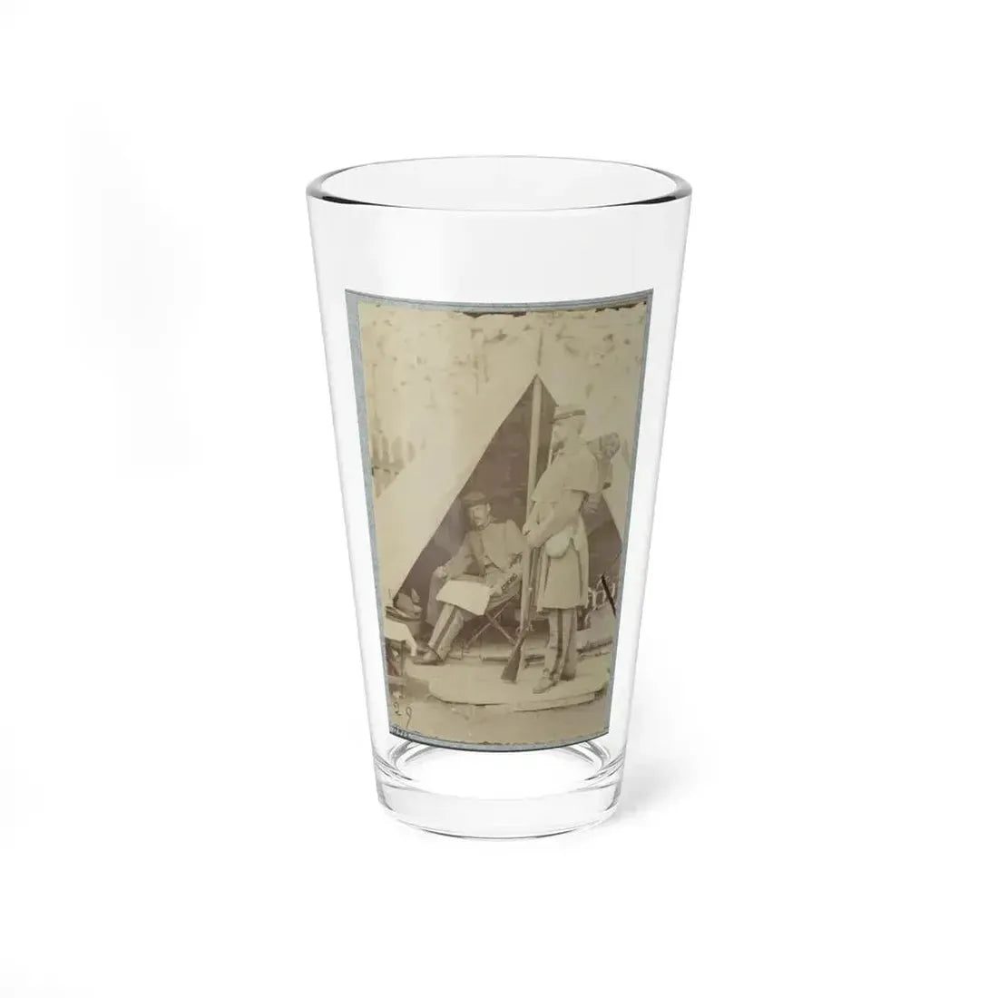 7th New York State Militia, Camp Cameron, D.C., 1861 038 (U.S. Civil War) Pint Glass 16oz 16oz - Go Mug Yourself