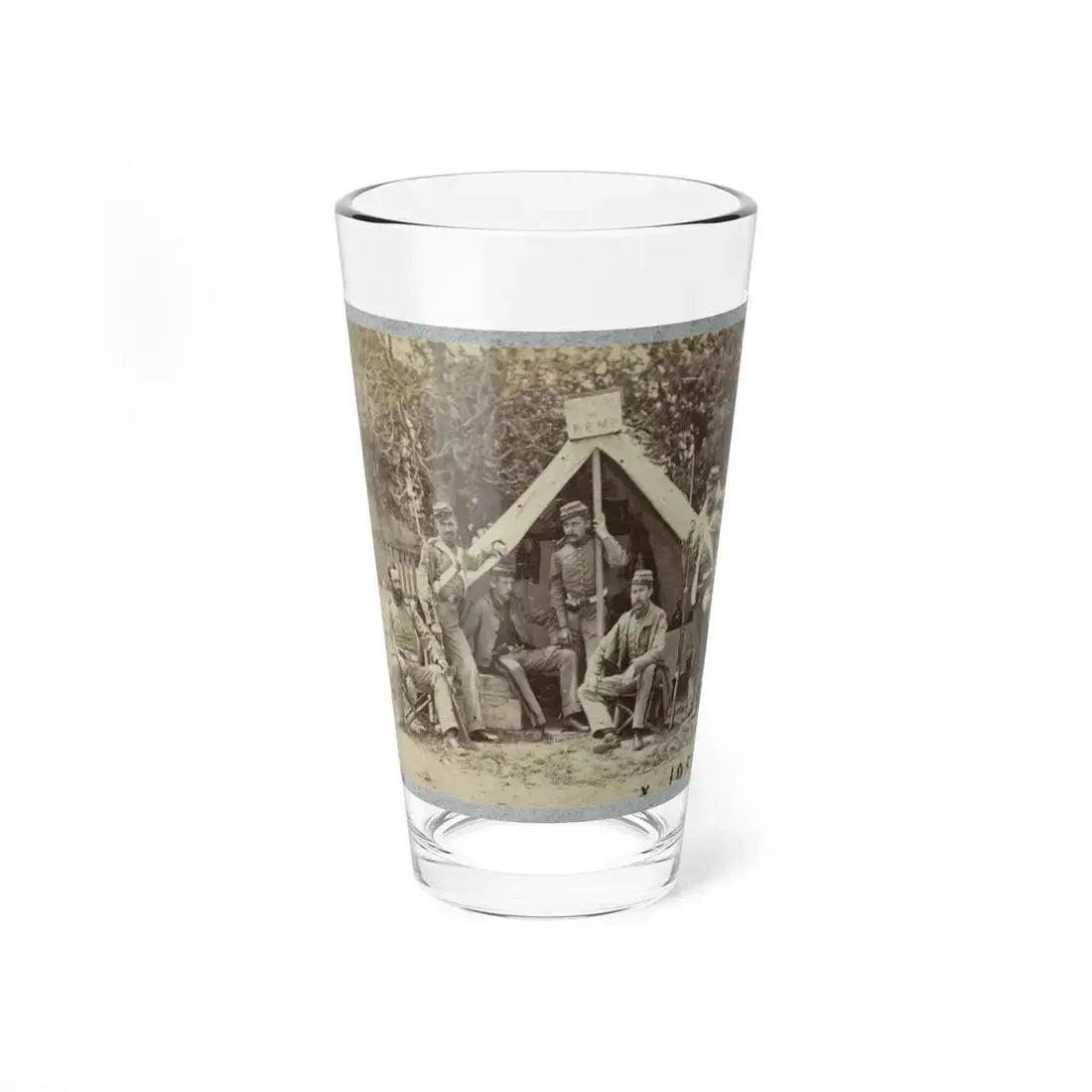 7th New York State Militia, Camp Cameron, D.C., 1861(2) (U.S. Civil War) Pint Glass 16oz 16oz - Go Mug Yourself