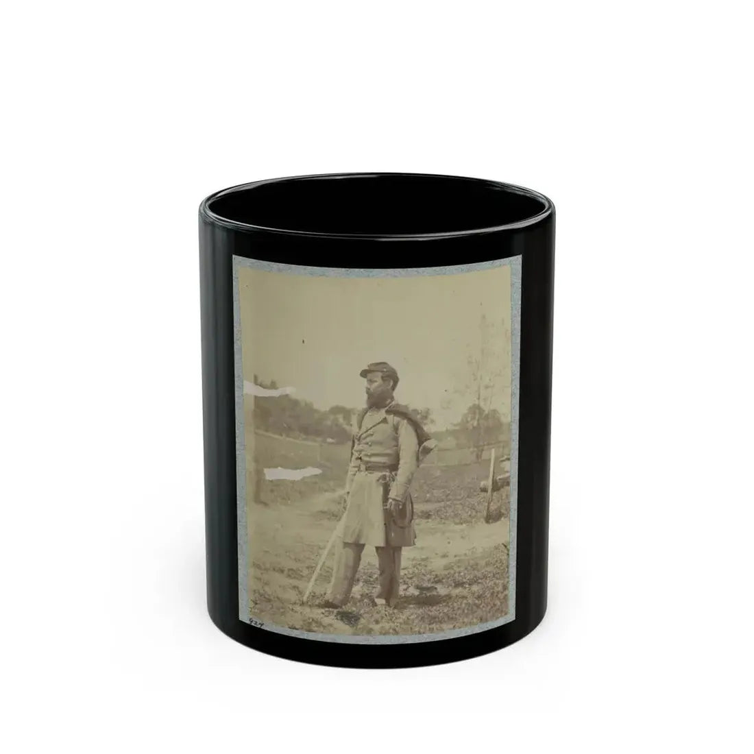 7th New York State Militia, Camp Cameron, D.C., 1861 (U.S. Civil War) Black Coffee Mug 11oz - Go Mug Yourself