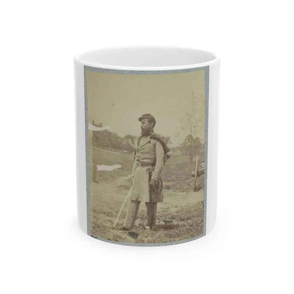 7th New York State Militia, Camp Cameron, D.C., 1861 (U.S. Civil War) White Coffee Mug 11oz - Go Mug Yourself