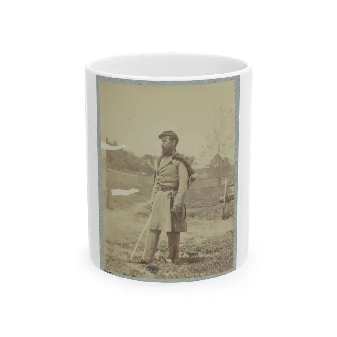 7th New York State Militia, Camp Cameron, D.C., 1861 (U.S. Civil War) White Coffee Mug 11oz - Go Mug Yourself
