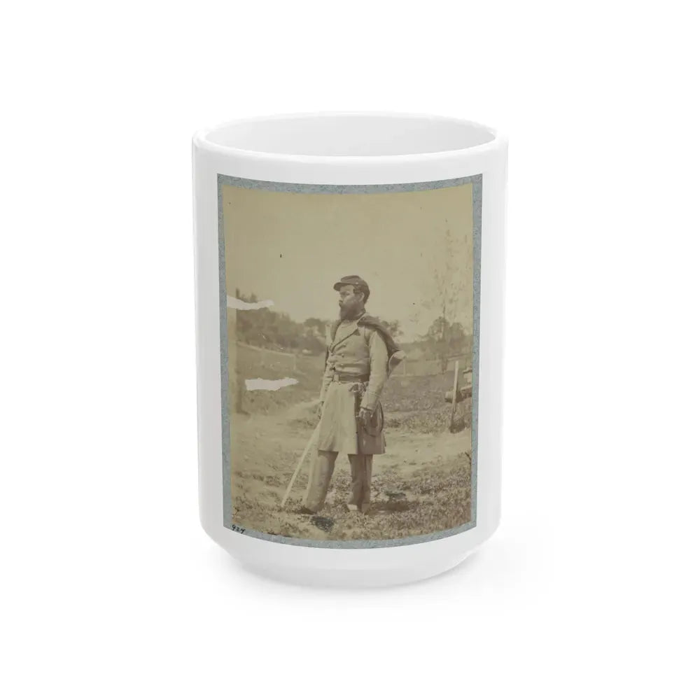 7th New York State Militia, Camp Cameron, D.C., 1861 (U.S. Civil War) White Coffee Mug 15oz - Go Mug Yourself