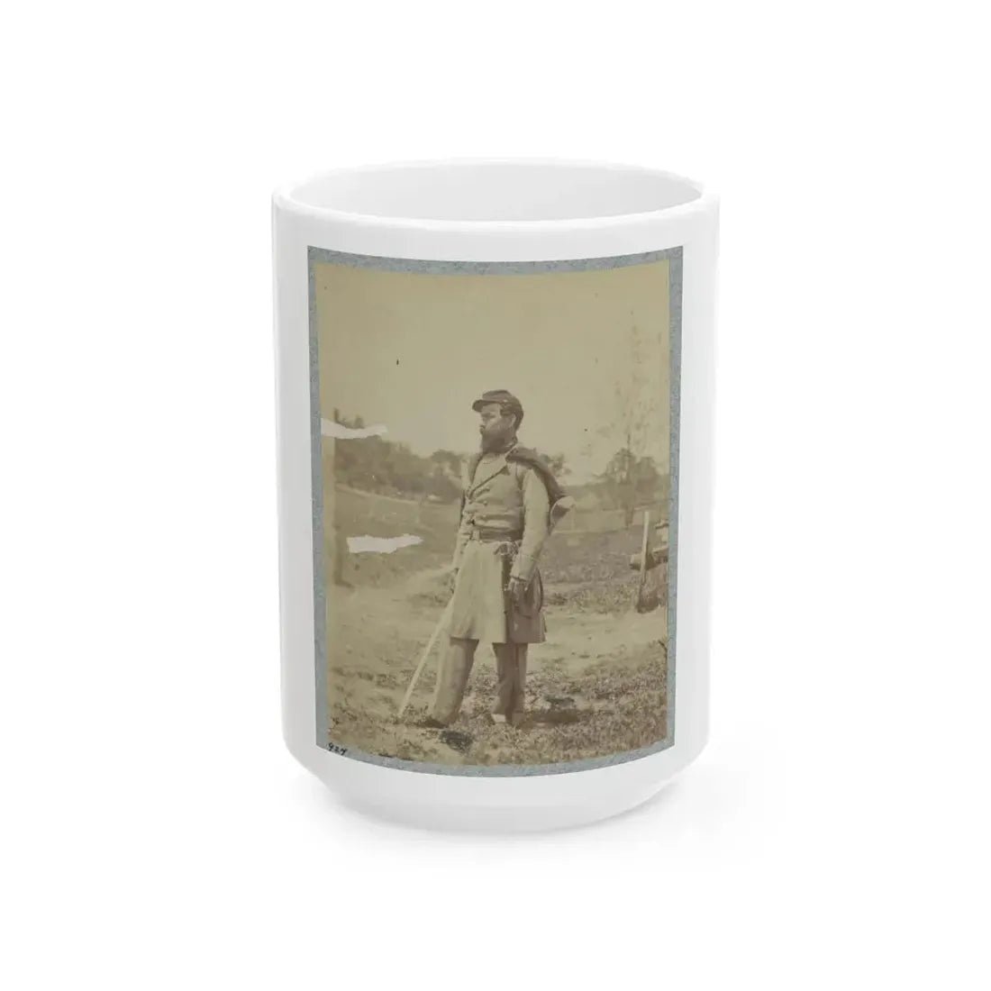 7th New York State Militia, Camp Cameron, D.C., 1861 (U.S. Civil War) White Coffee Mug 15oz - Go Mug Yourself