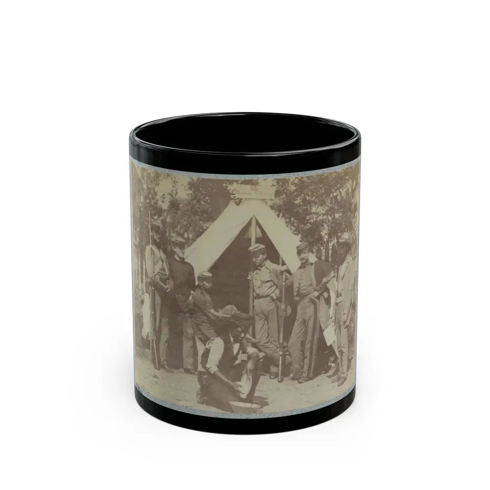 7th N.Y. State Militia, Camp Cameron, D.C., 1861 001 (U.S. Civil War) Black Coffee Mug 11oz - Go Mug Yourself