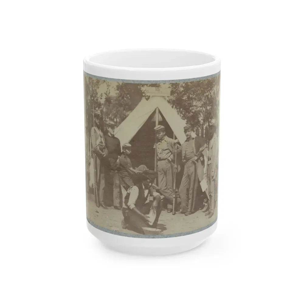 7th N.Y. State Militia, Camp Cameron, D.C., 1861 001 (U.S. Civil War) White Coffee Mug 15oz - Go Mug Yourself